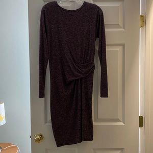 Athleta long sleeved, cinched waist dress